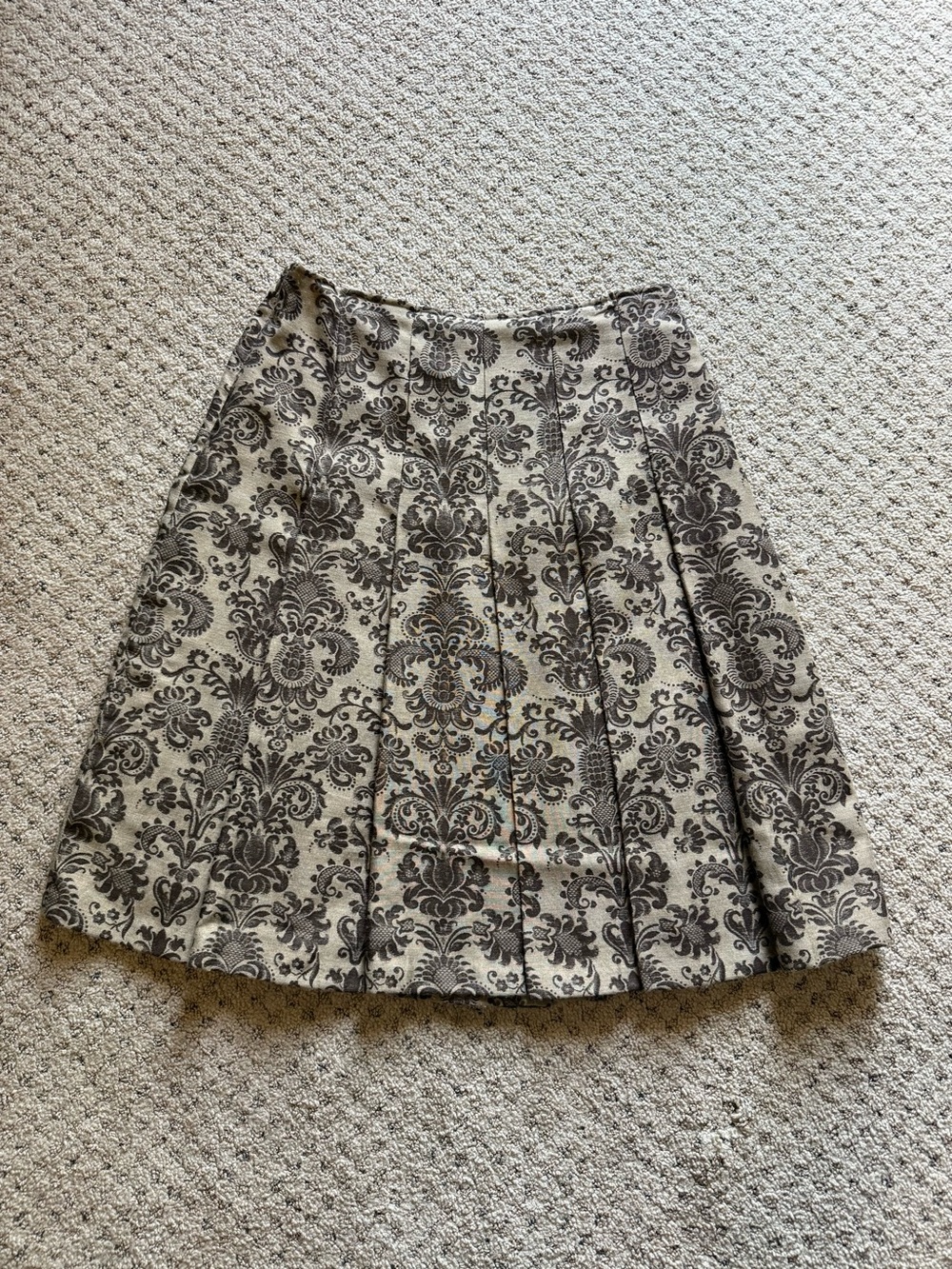 Vintage Harold's  Damask A-Line Skirt Size 6